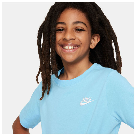 Nike Παιδική κοντομάνικη μπλούζα Sportswear Embroidered Futura Tee Nike Παιδική κοντομάνικη μπλούζα Sportswear Embroidered Futura Tee